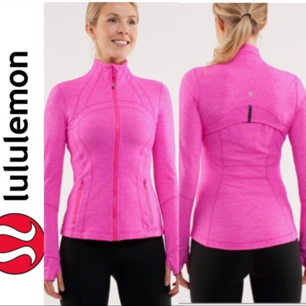 🍋EUC Lululemon Pink Define Jacket Size 2